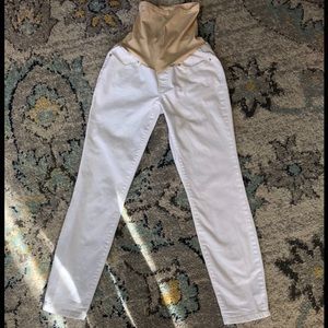 White Maternity Pants